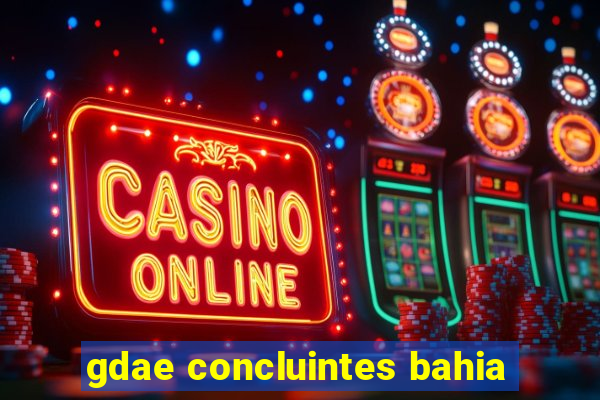 gdae concluintes bahia